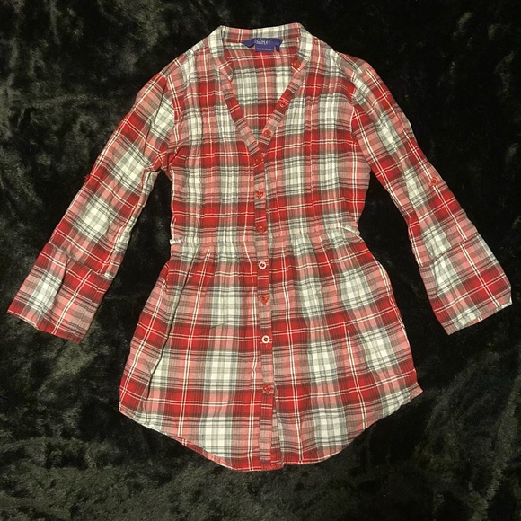 Miley Cyrus Max Azria Plaid Top - Picture 1 of 5